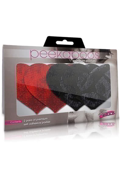 Peekaboo Pasties Stolen Kisses Hearts Nipple covers