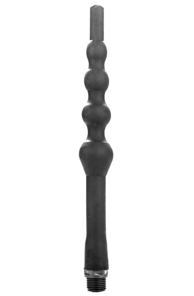 All Black Silicone Anal Douche SA04 Brusehoved
