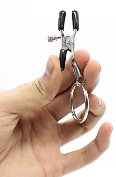 Fetish Addict Nipple Clamp With O Ring Brystvorteklemmer