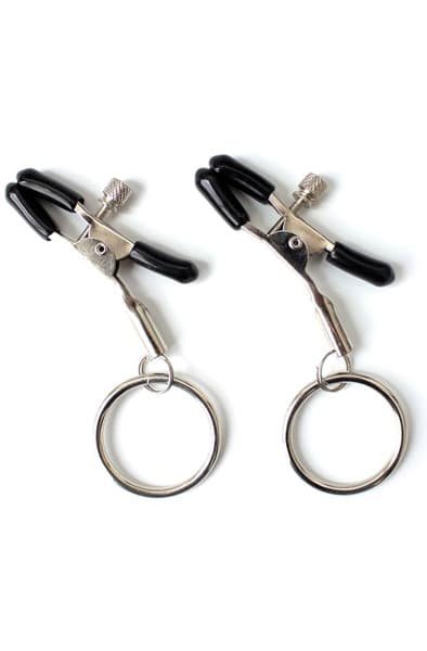 Fetish Addict Nipple Clamp With O Ring Brystvorteklemmer