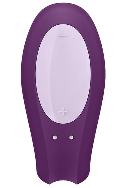 Satisfyer Double Joy Purple Appstyrt parvibrator