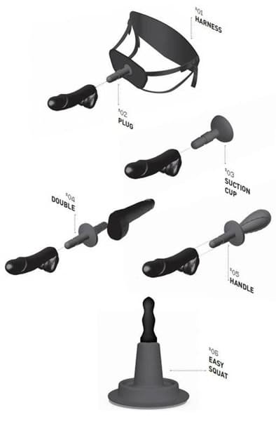 HUNG System Castard HT14 Anal dildo