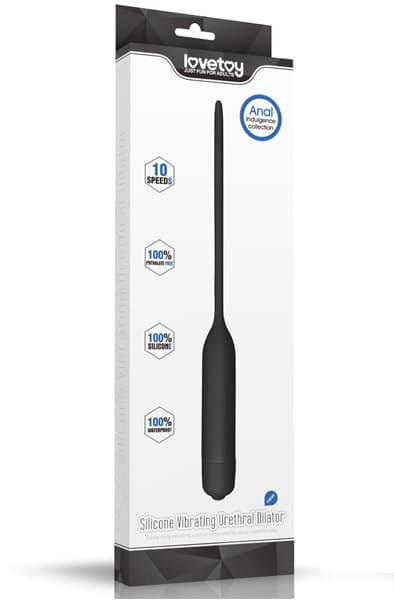 Silicone Vibrating Urethral Dilator Dilator med vibrator