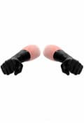 Miniatyrbilde 1 av 2: Fist It Latex Short Gloves Black Fisting hansker