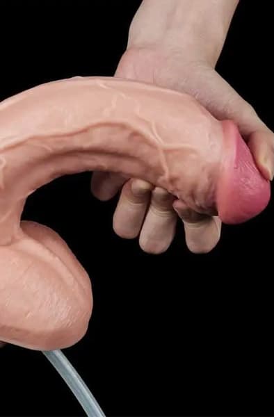 Lovetoy Squirt Extreme Dildo Flesh 25,5 cm Squirting dildo