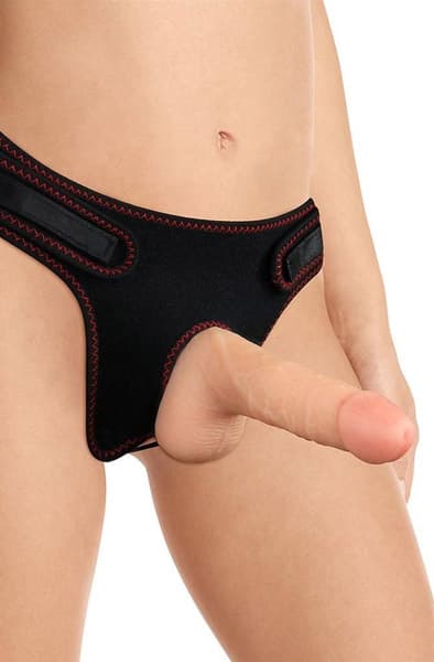 Lovetoy Easy Strapon Set 18 cm Strap-on valjailla