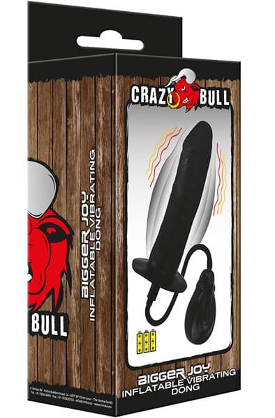 Crazy Bull Bigger Joy Inflatable Anal Dong Oppblåsbar dildo