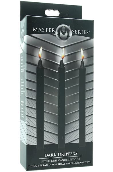 Dark Drippers Fetish Drip Candles Set of 3 BDSM ljus