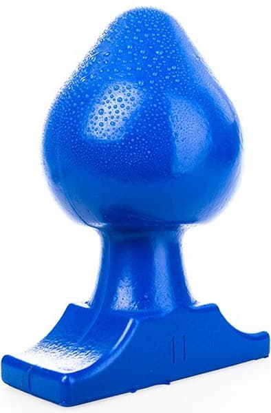 All Blue Vinyl Anal Plug 19 cm Grovere analplugg