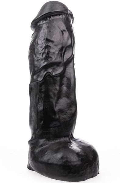 HUNG System Zac XL Black 32,5cm Ekstra grov analdildo