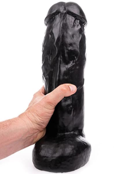 HUNG System Zac XL Black 32,5cm Ekstra grov analdildo