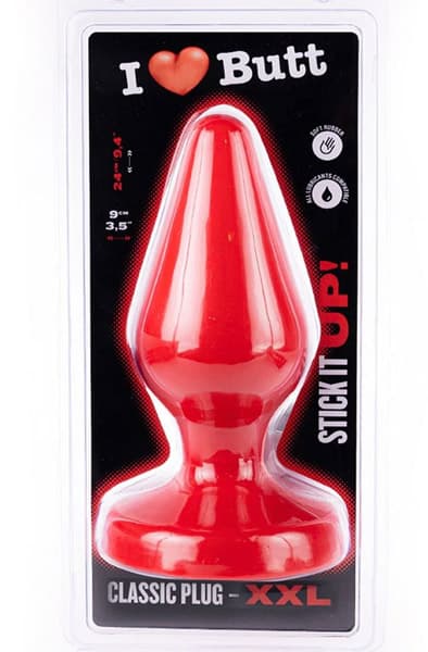 I Love Butt Classic Plug XXL Red 24cm