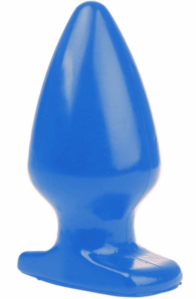 I Love Butt Fat Plug Blue Large 19cm Grovere analplugg