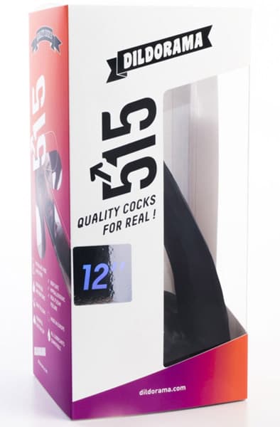 Dildorama 515 Black Line Black 30,5cm Dildo
