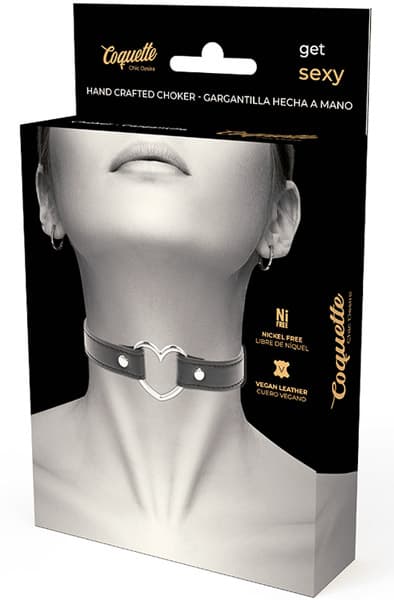 Coquette Hand Crafted Choker Heart