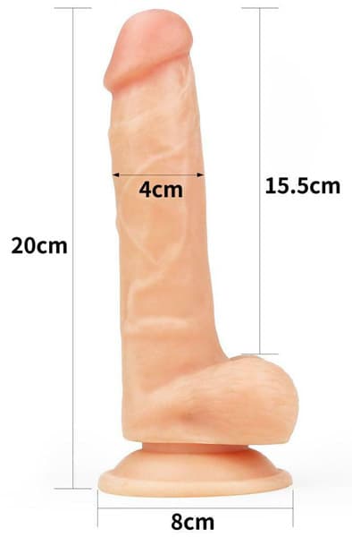 Lovetoy The Ultra Soft Dude 20,5 cm Dildo