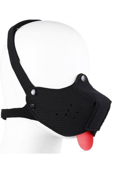 Neoprene Puppy Black Snout + Tongue