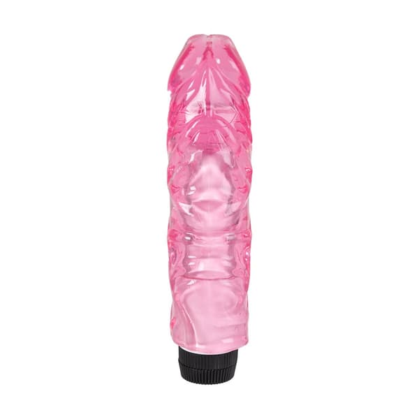 22cm Thick Realistic Vibrating Dong - Rosa