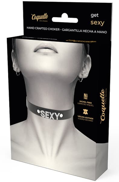 Hand Crafted Choker Vegan Leather Sexy