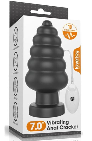 King Sized Vibrating Anal Cracker 18cm