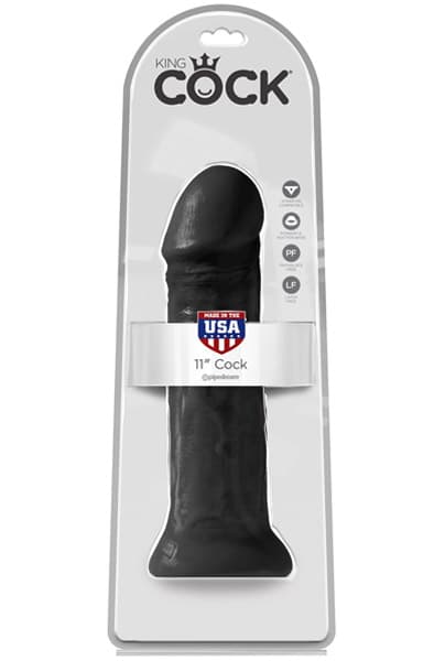 Pipedream King Cock Black 28 cm Dildo