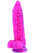 Miniatyrbillede 1 af 2: Dildo Kukur Pink-Blue 20 cm Dragon dildo