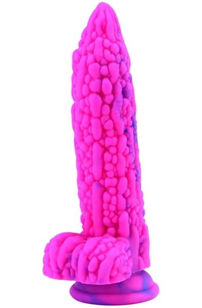 Dildo Kukur Pink-Blue 20 cm Dragon dildo