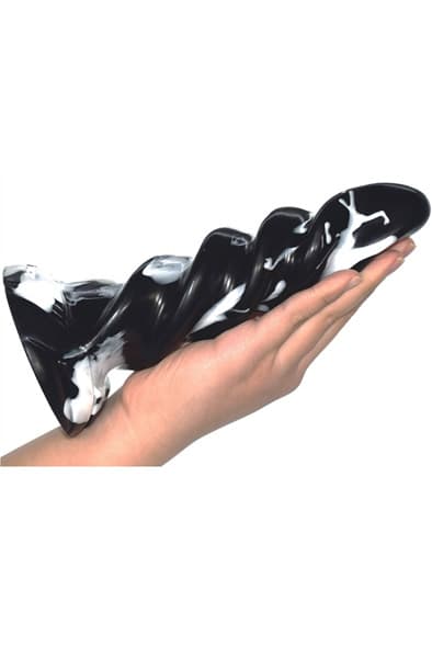 Plug Gimlix Black-White 23 cm Dragon dildo