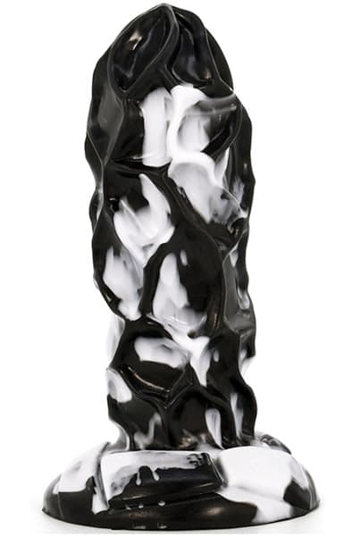 Dragonis Dildo Black-White 19 cm Dragon dildo