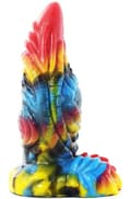 Miniatyrbild 1 av 2: Dildo Rhegax Multicolour 20 cm Dragon dildo