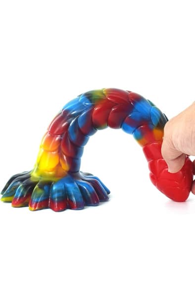 Dildo Nagal Multicolour 25 cm Dragon dildo