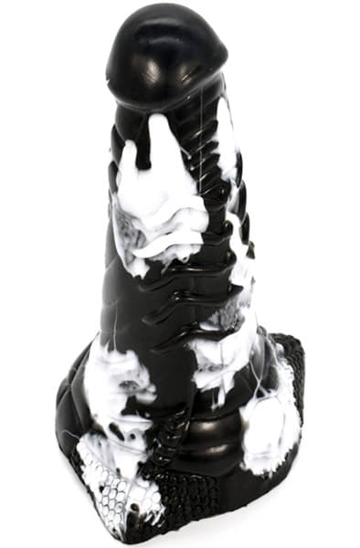 Plug Aranix Black-White 20 cm Dragon dildo