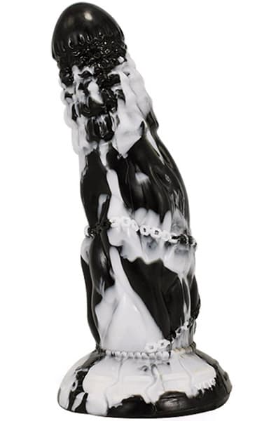 Dildo Fheniks Black-White 21 cm Dragon dildo