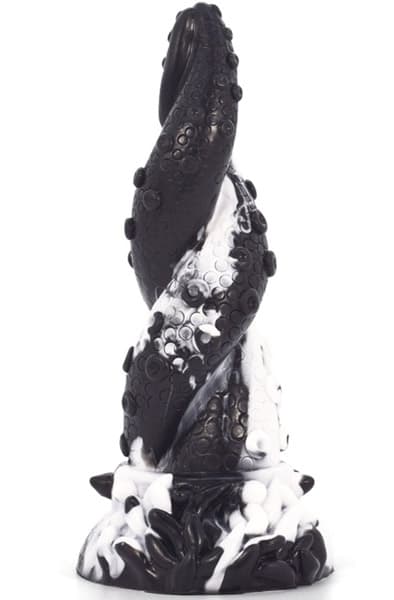 Dildo Tentamix Black-White 20 cm