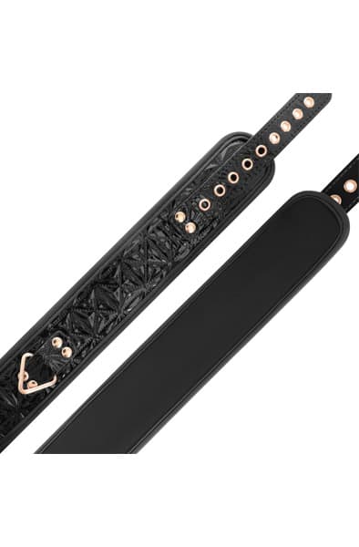 Black Edition Premium Vegan Leather Collar Panta&Talutushihna