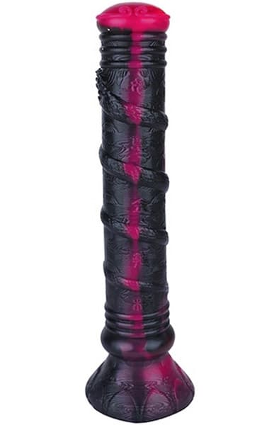 Pink Alien Silicone Dildo Wavyx 35 cm