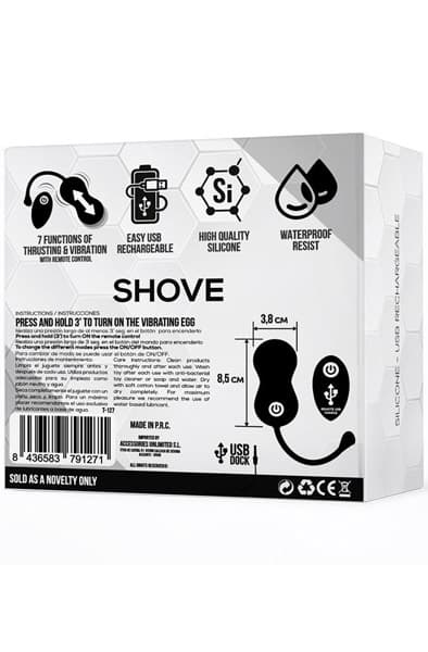 Shove Thrusting & Vibrating Egg Vibrerande ägg