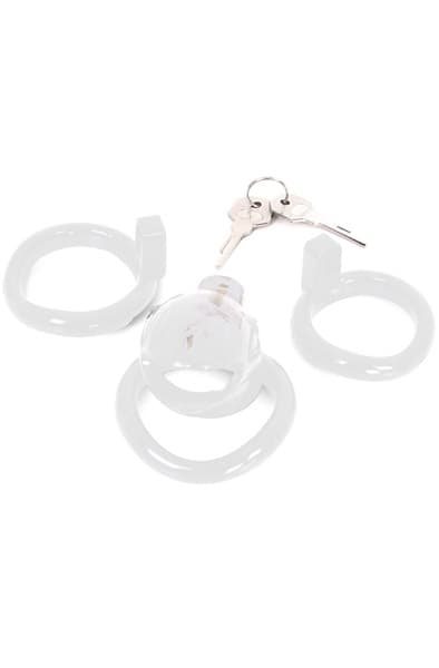 Plastic Chastity Cage Clear Siveyshäkki