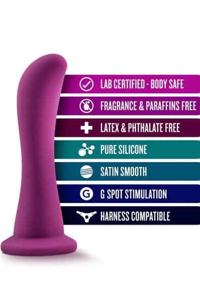 Temptasia Bellatrix Silicone Dildo Plum 16cm Dildo