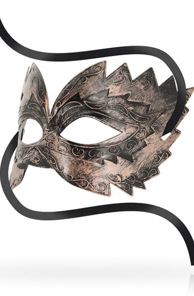 Ohmama Masks Venetian Eyemask Copper Mask