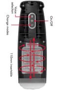 Miniatyrbild 2 av 3: Tornado 360 Rotate Tech Stroker Masturbator