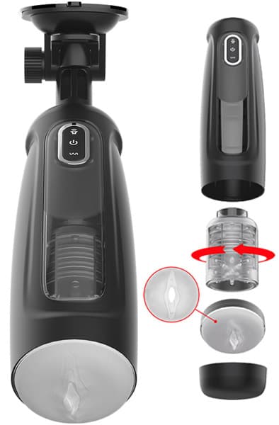 Tornado 360 Rotate Tech Stroker Masturbator