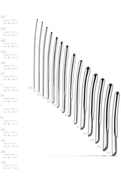 Sinner Gear Dilators Single Ended 14-pcs Set Dilator pakke