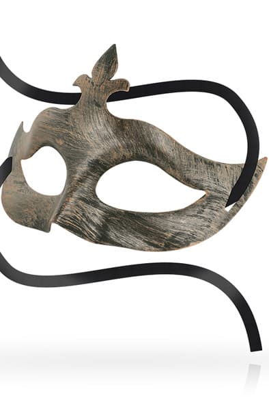 Ohmama Masks Fleur De Lis Eyemask Copper Maske