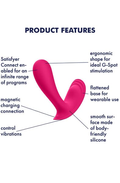 Satisfyer Top Secret Pink G-punktsvibrator