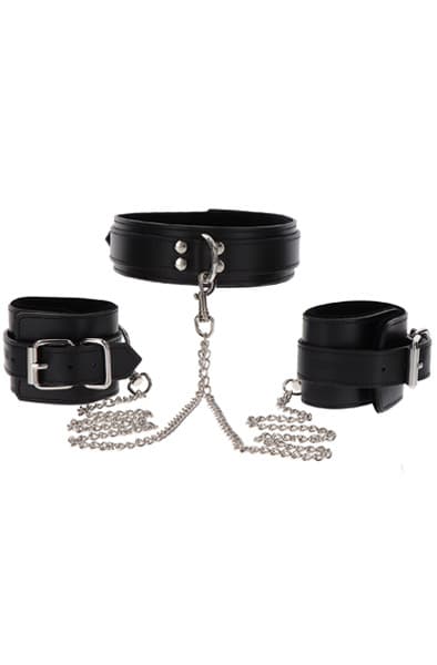 Taboom Heavy Collar & Wrist Cuffs Halsbånd og håndjern