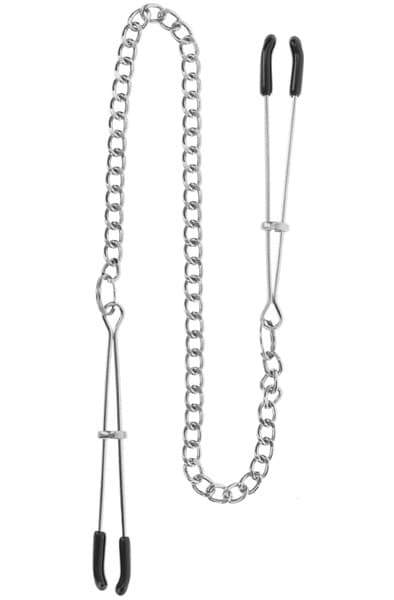 Taboom Tweezers With Chain Silver
