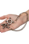 Miniatyrbild 3 av 3: 4-Point Nipple Press With Chain Bröstklämmor med kedja