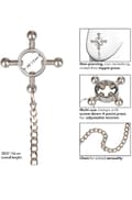 Miniatyrbild 2 av 3: 4-Point Nipple Press With Chain Bröstklämmor med kedja
