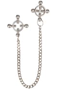 Miniatyrbild 1 av 3: 4-Point Nipple Press With Chain Bröstklämmor med kedja